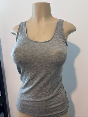 Women's Grey & Black Scoop Neck Tank Top — 2 for $22